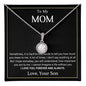 TO MY MOM - MOTHER'S DAY GIFT FROM SON - ETERNAL HOPE NECKLACE