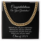 Congratulations on your Graduation | Cuban Link Chain