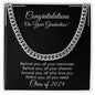 Congratulations on your Graduation | Cuban Link Chain