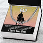 Father's Day Special Gift - Happy Father's Day - Cuban Link Chain