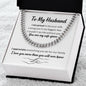 To My Husband |Cuban Link Chain