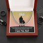 Father's Day Special Gift - Happy Father's Day - Cuban Link Chain
