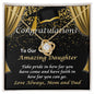 Congratulations to our Daughter | Love Knot Necklace