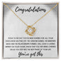 Congratulations You've Got This | Love Knot Necklace
