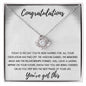 Congratulations You've Got This | Love Knot Necklace