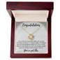 Congratulations You've Got This | Love Knot Necklace