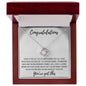Congratulations You've Got This | Love Knot Necklace