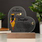 Perfect Graduation Gift - Congratulations - Acrylic Heart Plaque