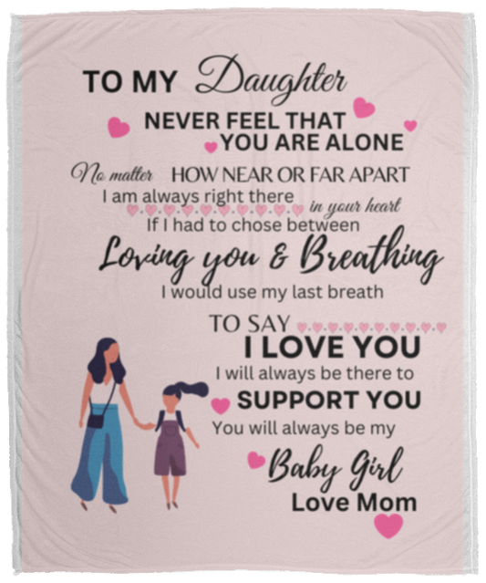 To My Daughter Blanket