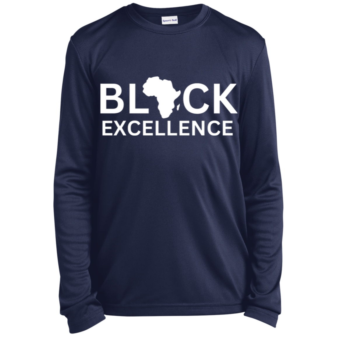 BLACK Excellence YOUTH LONG SLEEVE TSHIRTS