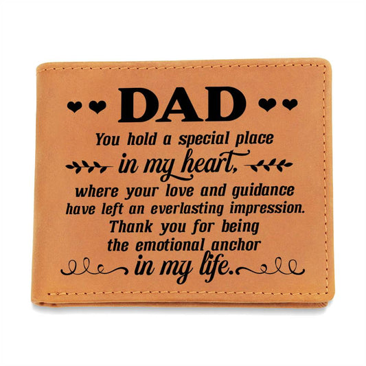 Father's Day Special Gift - Happy Father's Day - Graphic Leather Wallet