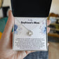 TO MY BOYFRIEND'S MOM - HAPPY MOTHER'S DAY - LOVE KNOT  NECKLACE