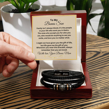 To My Bonus Son | Love You Forever Bracelet