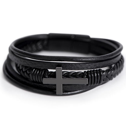 For My Man | Cross Bracelet