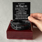 Father's Day Special Gift - Happy Father's Day - Men's Cross Bracelet