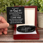 Father's Day Special Gift - Happy Father's Day - Men's Cross Bracelet